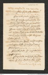 Nachlass Franz Steindachner, Brief von Josef Sturm an Franz Steindachner, Inv.Nr. 526.07, Seite 1